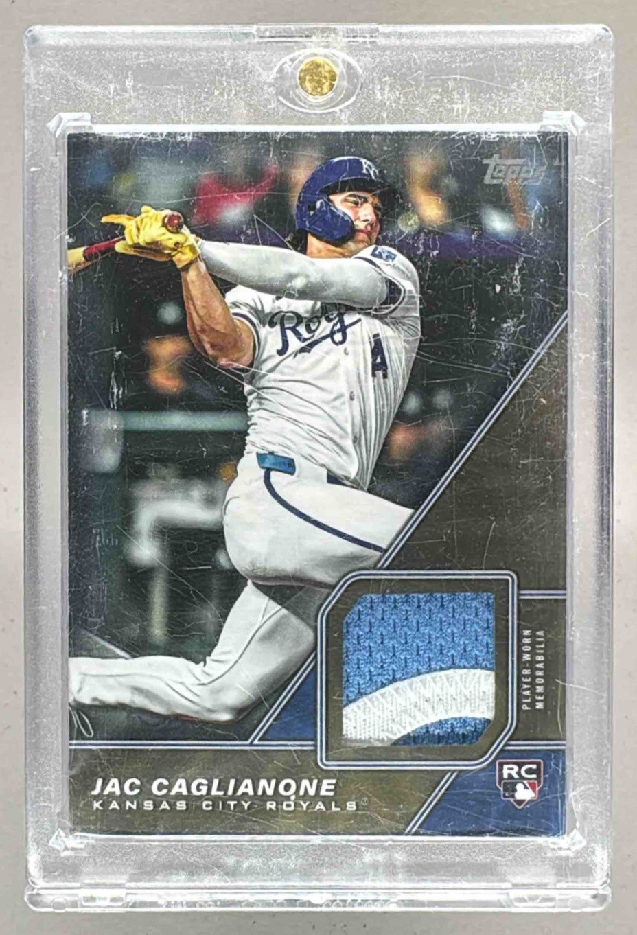 Jac Caglianone 2026 Topps Black Major League Material Rookie Patch RC /10
