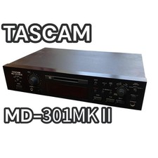 Tascam MD-301 MKII MD Deck Recorder w/2U Rack Only Power Confirmed