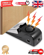 2x Door Stop Alarms Stopper Floor Wedge Wireless Anti Theft Security Alarm 120DB