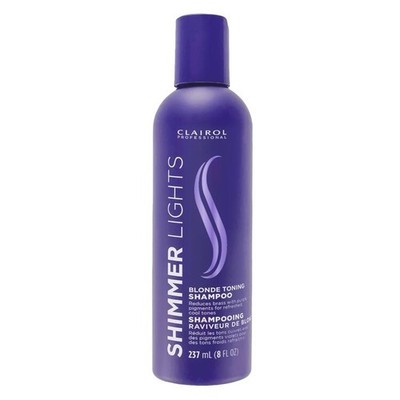 Clairol Professional Shimmer Lights Blonde Toning Shampoo 8 fl oz