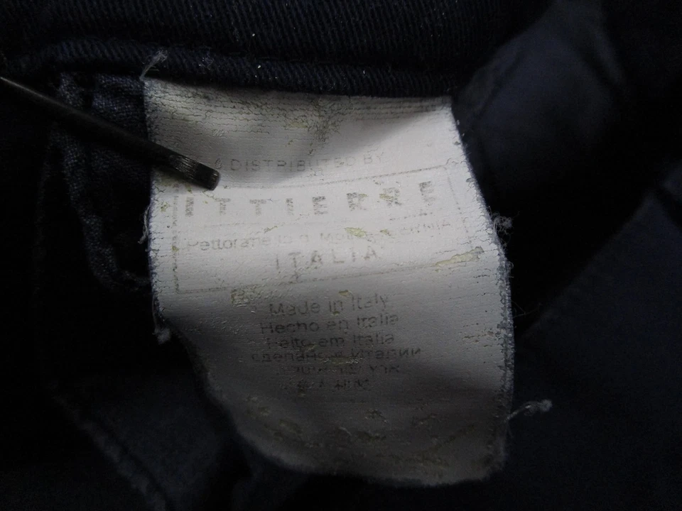 Just Cavalli Pants Mens 48 Navy Blue Made in Italy Twill Chino Luxury 33x32 - Image 4 of 4