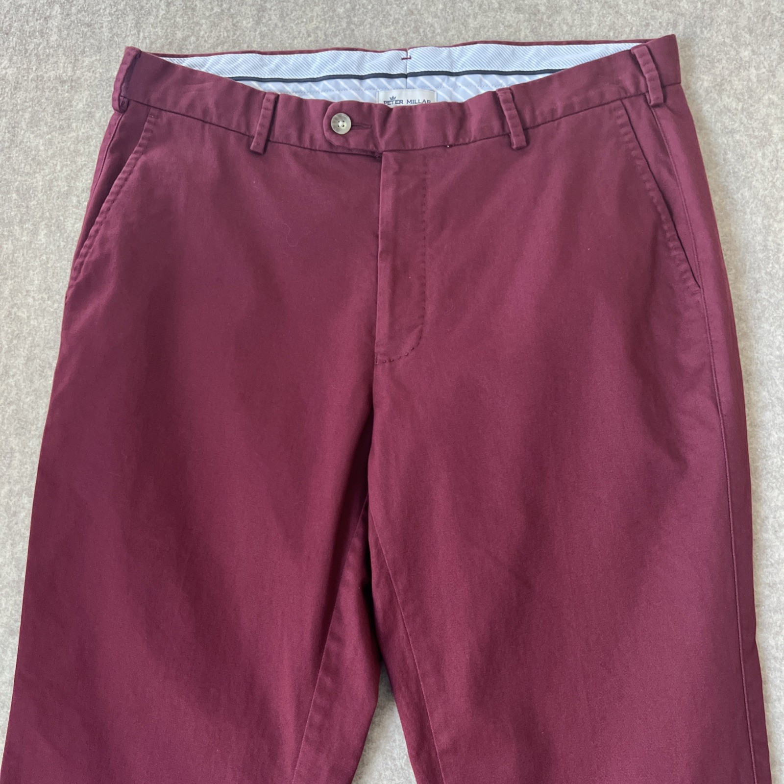 Peter Millar Soft Touch Twill Flat Front Trouser … - image 2