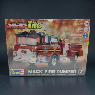 #ad Revell Snap Tite Mack Fire Pumper 1:32 Scale Model Truck NIB 2009 Brand New $29.99