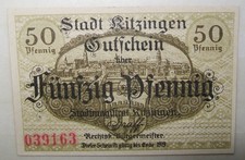 N°633  BANKNOTE DEUTSCHLAND NOTGELD 1919