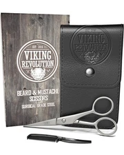 Viking Revolution - Beard and Mustache Scissors w/Comb
