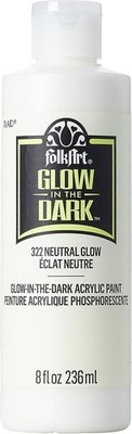 Acrylic Paint in Neutral 8 oz - Glowing Effect for Creative Art