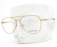 Michael Kors Procida Eyeglasses Glasses MK 3019 1168 Shiny Gold 56mm with Case
