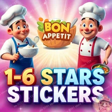 💫 Monopoly_Stickers_Cards_Go All Stars  1⭐ - 6⭐Stars New Album Fast, Cheap!!!