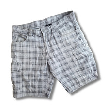 JEAN PASCALE Herren Cargo Shorts grau kariert...