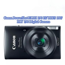 Canon PowerShot ELPH 190 IS/ IXUS 180/IXY 190 Digital Camera Built-in Flash WIFI