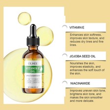 Vitamin E Oil for Moisturizing Firming Skin Care Reduces Fine Lines Full Body