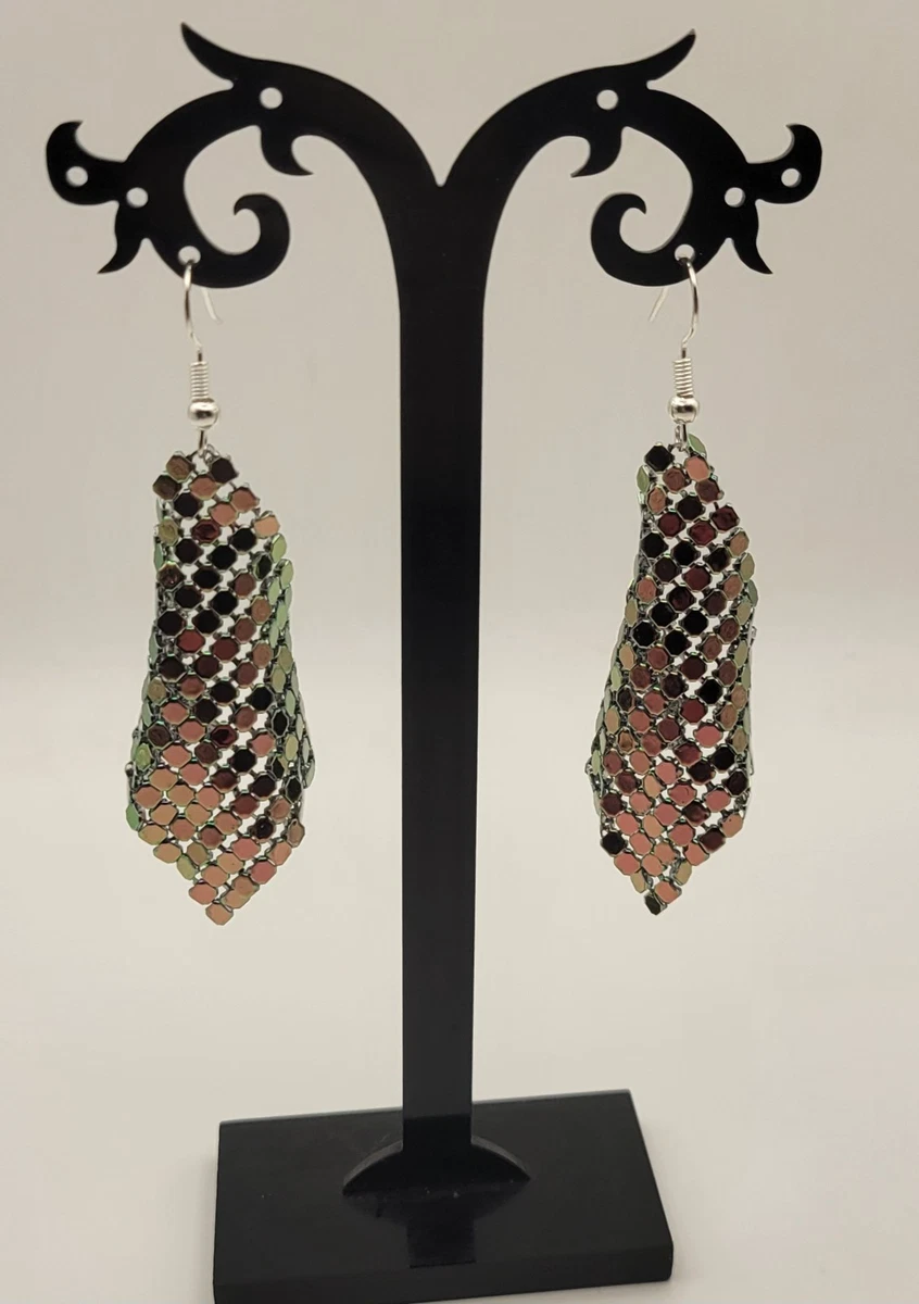 Boucles D’oreilles Vintage Années 80 – Modèle Pince Fantaisie Rétro