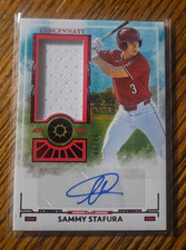 Sammy Stafura Auto -2025 Boys of Summer Prospect Material Autograph Red #/49