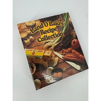 Vintage 1979 Land O'Lakes Recipe Collection Binder Retro Kitchen Recipes
