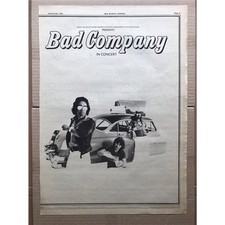 BAD COMPANY IN CONCERT POSTER SIZED original music press advert from 1979  - pri