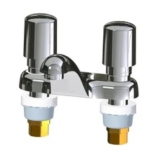 CHICAGO FAUCETS 802-VE2805-665ABCP Bathroom Faucet In Chrome .5 GPM, .25 g/cycle