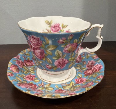 Royal Albert Merrie England HAREWOOD Teacup & Saucer Set 