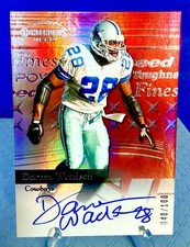 2024 Contenders Darren Woodson Speed Red Auto Autograph #Cs-dwn Cowboys 40/100