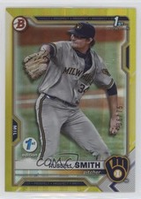 2021 Bowman Draft 1st Edition Yellow Foil 36/75 Russell Smith #BD-113 1i3m