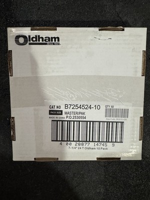 10 Pack Oldham 7 1/4 Carbide Tip Circular Saw Blades 24 Tooth ''Brand New''
