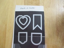 Stampin Up! Hearts Framelits 125599 Die Set for Bigshot 6 valentines nested love