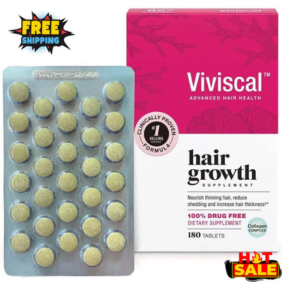 Viviscal Hair Growth Supplement for Women 180 Tablets - 3 Month Supply  EXP-2028