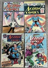 Vintage DC Action Comics book lot #396 445 450 465 1970's Superman Bates Swan