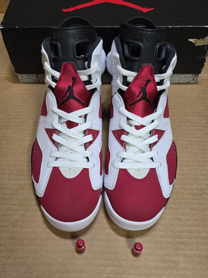 Size 10 - Jordan 6 Retro OG Mid Carmine 2021 - Image 3 of 4