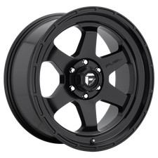 17x9 Fuel Wheels D664 Shok Matte Black Rims 5x127 Et1 1pc