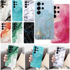 Anti-Scratch Cover For Samsung Galaxy S26 Ultra S24 FE A36 A15 Phone Case Marble