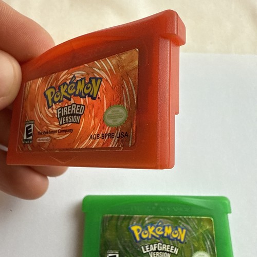 Pokemon: LeafGreen & FireRed Version (Nintendo Game Boy Advance, GBA) Authentic - Picture 3 of 8