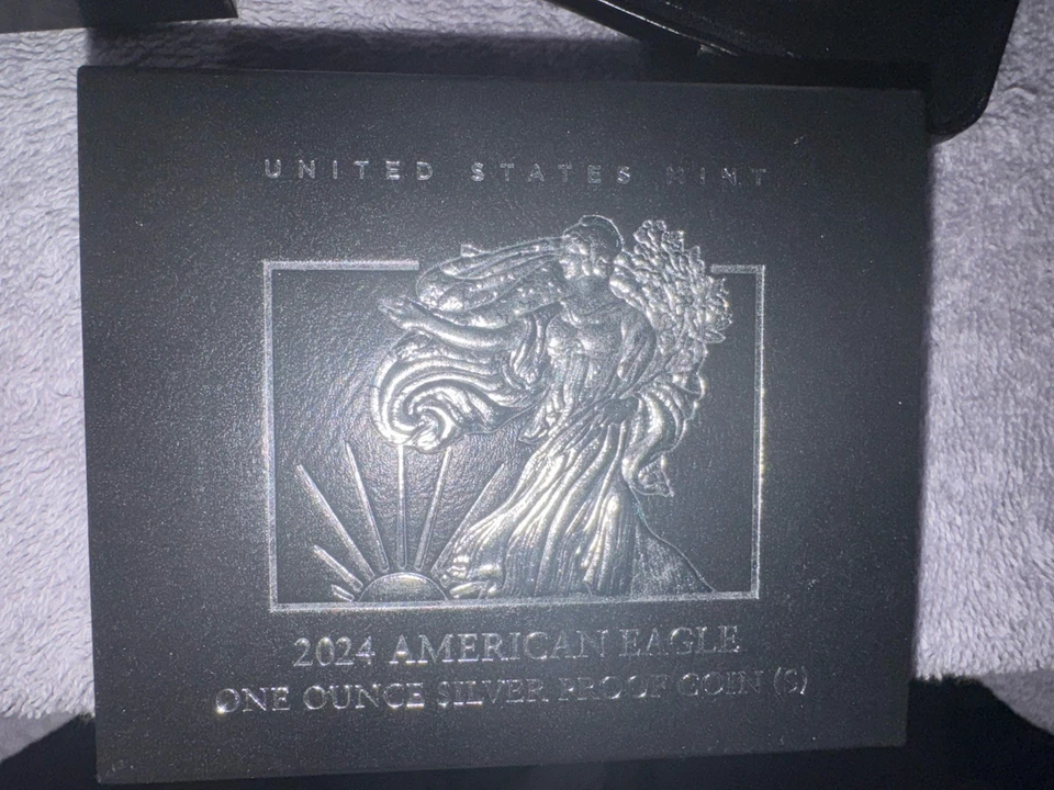 Dólar de plata American Eagle 2025-W prueba de acuñación de Estados Unidos 1 oz .999 OGP/COA Foto 2 de 4