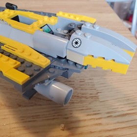 lego star wars anakin's jedi starfighter 7669 With Manual, Incomplete 