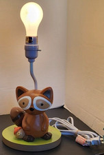 Baby Raccoon Nursery Lamp Childrens Night Light Lambs  Ivy Decor 2013