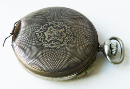 Ancien CHRONOMÈTRE DÉCIMAL F. SENN Suisse montre de gousset ARGENT massif - Imagen 3 de 7