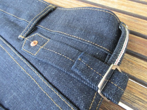 Quartermaster Denim Jeans 30-40er Jahre Style Rockabilly Slim Fit Army Trouser - Picture 7 of 7