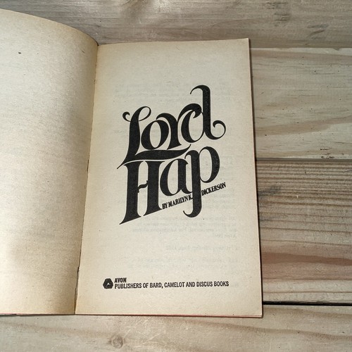 Lord Hap by Dickerson, Marilyn K. 1st Avon Print 1980 PB book (A7) - 第 3/8 張圖片