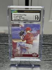 Shohei Ohtani 2018 Panini Diamond Kings #73 Variation - Black Frame CSG Mint 10