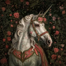 Mythical Pink No. 1 | Unicorn | Digital Download | Wall Art | Printable Art