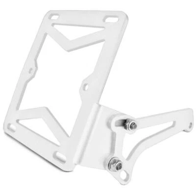 Porte-Numéro Latéral Blanc Pour YAMAHA 50 AEROX 1997-2012 - Photo 1/2