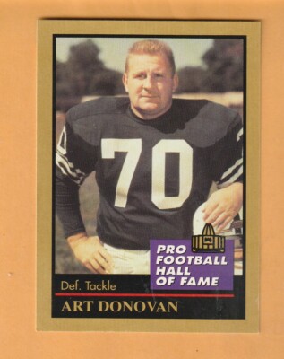 Art Donovan Baltimore Colts 1991 ENOR Pro Football HOF #35 Boston