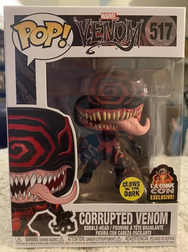 Funko Pop! Corrupted Venom (Glow in the Dark) Vinyl Figure LA Comic Con