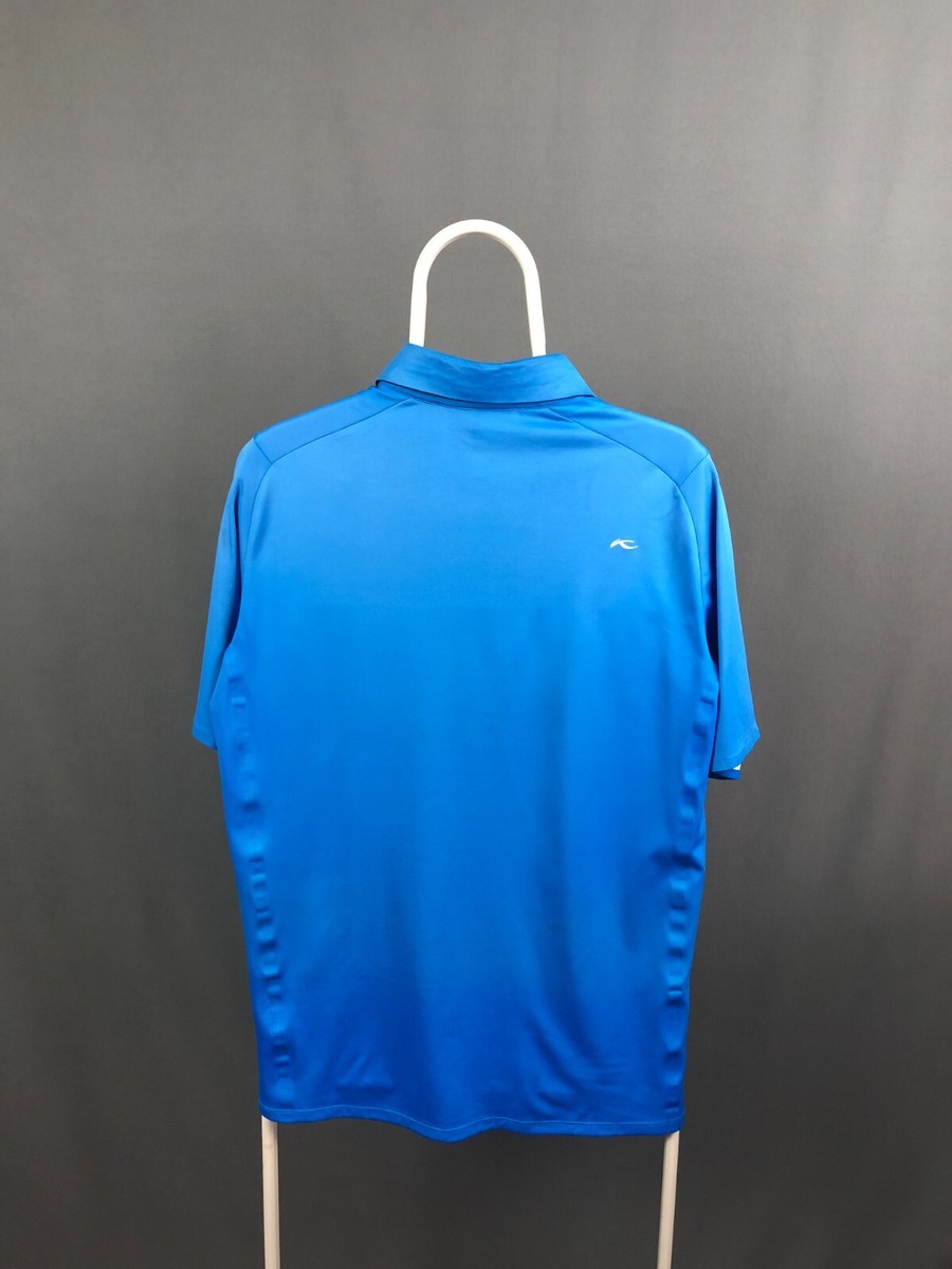KJUS Polo Polyester Blue Men Size 50/M | eBay