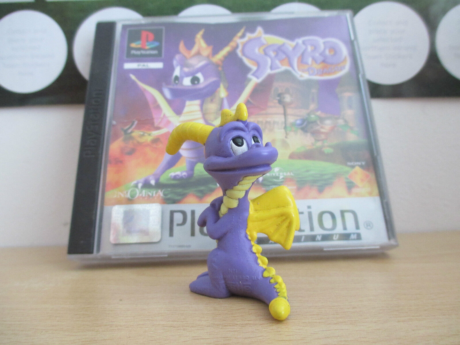 VTG PS1 Nestle PlayStation 1 2001 - Spyro The Dragon - Toy Figure 2.5" **Retro**