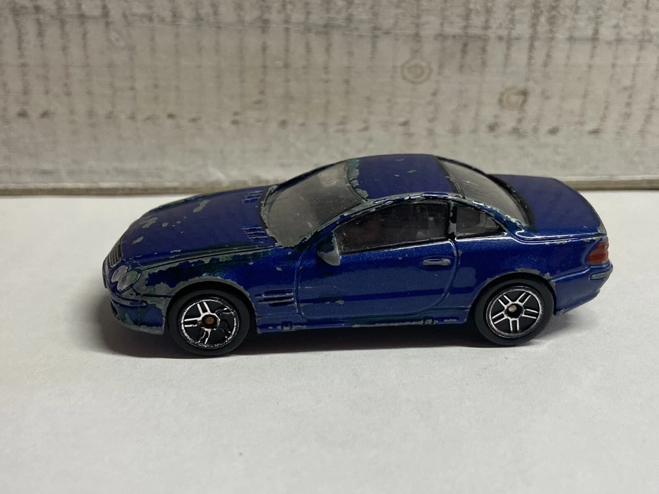 Brinquedo Realtoy Real - Mercedes Benz SL Coupe SL65 -Metálico Dk azul fundido - 1:59 - Imagem 4 de 4
