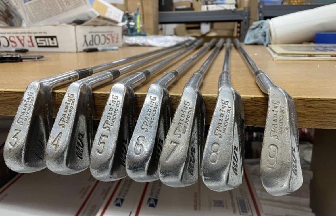 Spalding mv2 matched set golf irons blades 3-9 | eBay