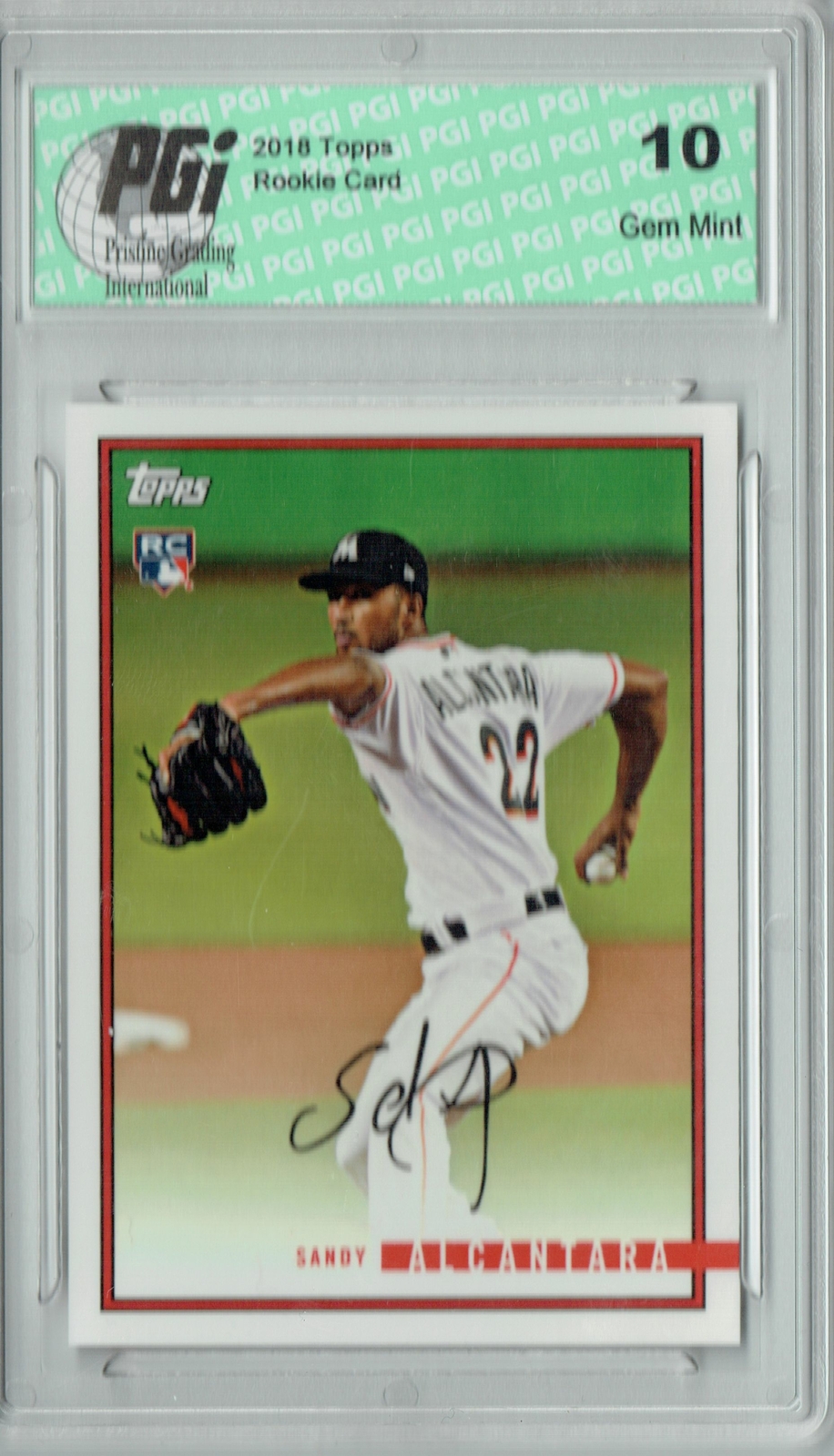 Sandy Alcantara 2018 Topps Rookie Review #35 1435 M…