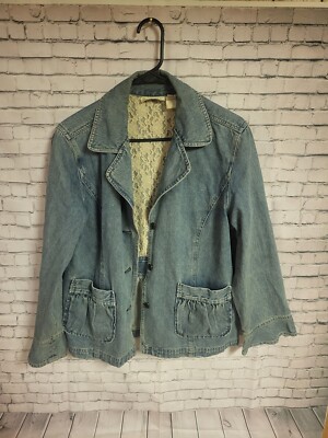 Out Of The Blue J Jill Demin Jacket Women's - Size Medium