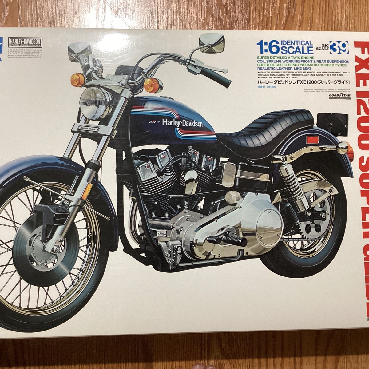 HARLEY DAVIDSON FXE1200 SUPER GLIDE タミヤ Tamiya Harley-Davidson Sports Fxe1200 Super Glide 1:6 Scale