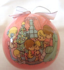 Vintage Enesco Precious Moment 1995 Ornament 3" Round Ball #189804 Christmas — photo 4